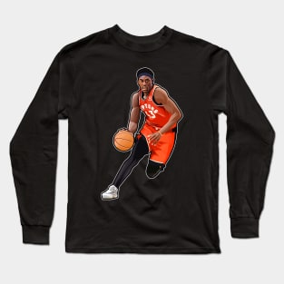 Pascal Siakam Moves The Ball Long Sleeve T-Shirt